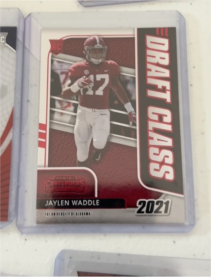 2021 Panini Contenders Draft Class Jaylen Waddle — front