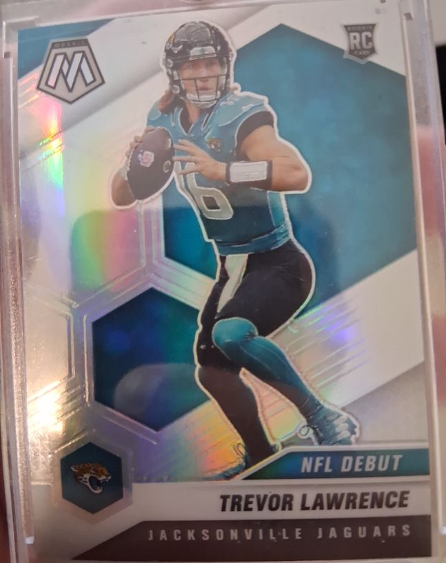 2021 Panini Mosaic #241 Trevor Lawrence NFL Debut — front