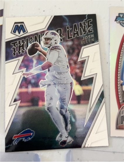 2022 Panini Mosaic Thunder Lane #TL-19 Josh Allen — front
