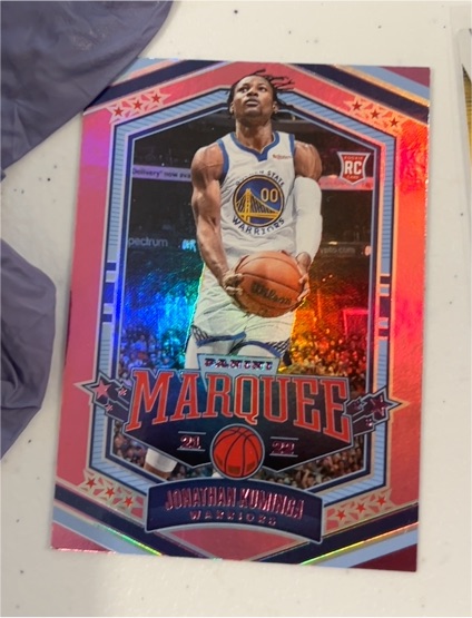 2021-22 Panini Chronicles Marquee #370 Jonathan Kuminga — front