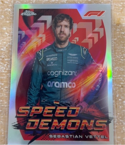 2022 Topps Chrome Formula 1 Speed Demons #SD-SV Sebastian Vettel — front