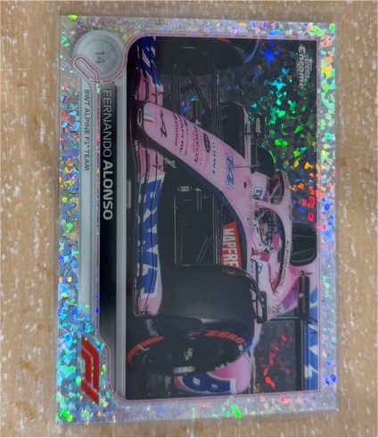 2022 Topps Chrome Formula 1 #15 Fernando Alonso — front