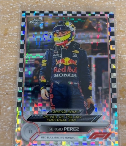 2022 Topps Chrome Formula 1 #175 Sergio Perez — front