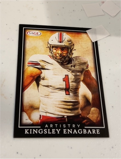 2022 SAGE Artistry #20 Kingsley Enagbare — front