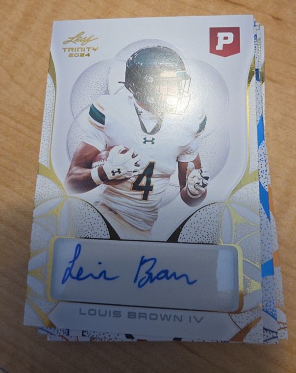 2024 Leaf Trinity #BA-LB4 Louis Brown IV — front