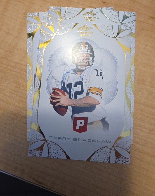 2024 Leaf Trinity # Terry Bradshaw — front