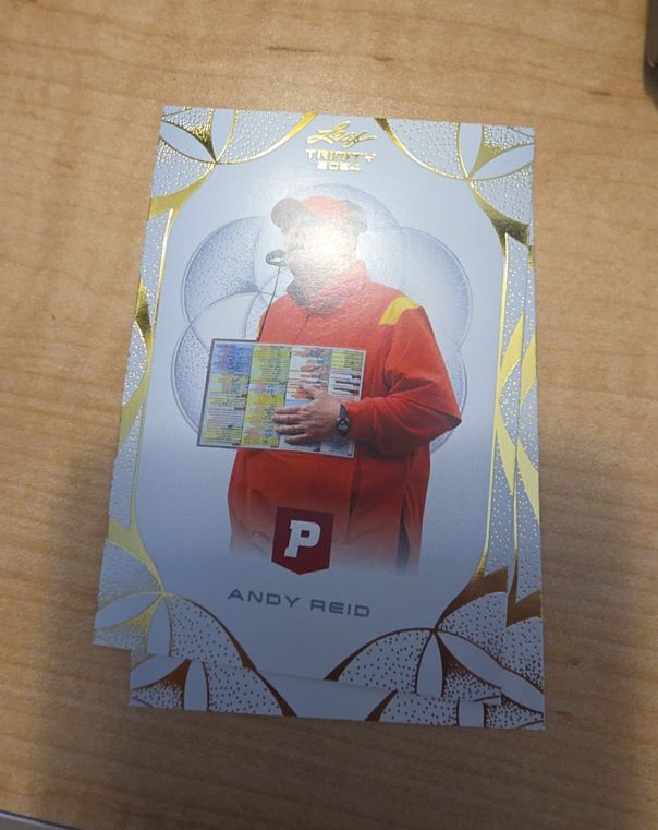 2024 Leaf Trinity #5 Andy Reid — front