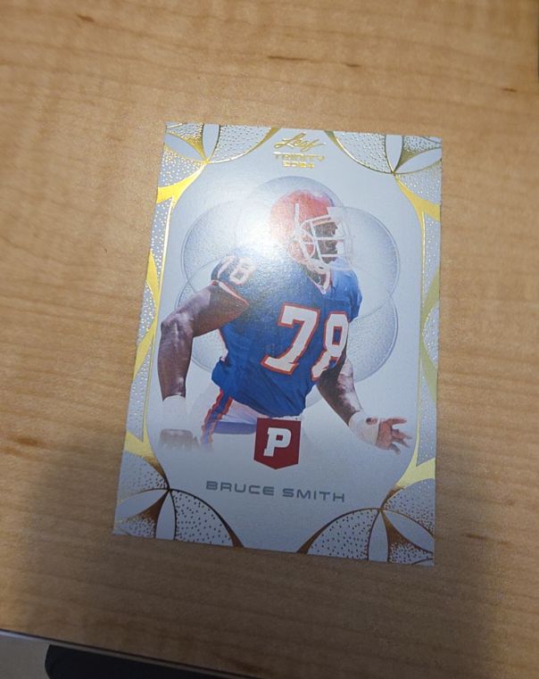 2024 Leaf Trinity Pristine #P Bruce Smith — front