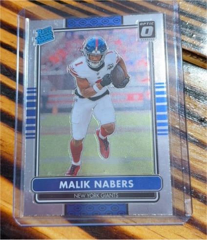2024 Panini Donruss Optic - 2014 Retro Series Malik Nabers #5 Rated Rookie — front