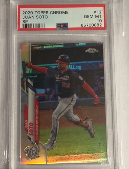 2020 Topps Chrome #12 Juan Soto — front