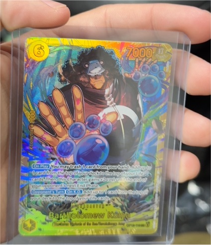 One Piece Card Game OP12-119 Bartholomew Kuma Legacy of the Master — front