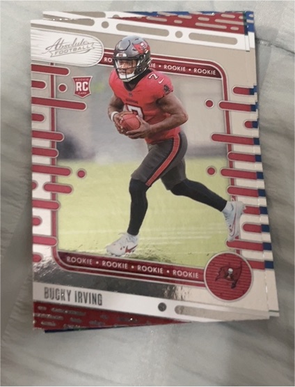 2024 Panini Absolute #186 Bucky Irving — front