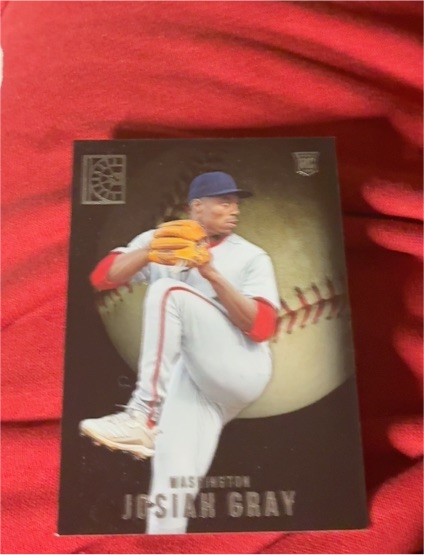 2022 Panini Capstone #108 Josiah Gray — front
