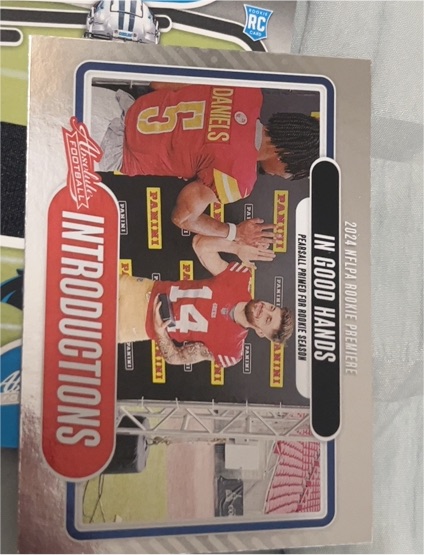 2024 Panini Absolute Introductions #I-RPL Jayden Daniels Ricky Pearsall — front