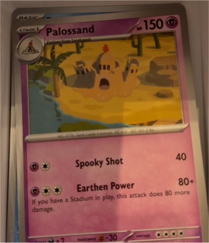 2023 Pokemon Scarlet & Violet Paldea Evolved #096 Palossand — front