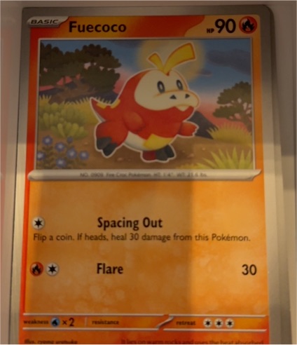 2023 Pokemon Scarlet & Violet Paldea Evolved #035 Fuecoco — front