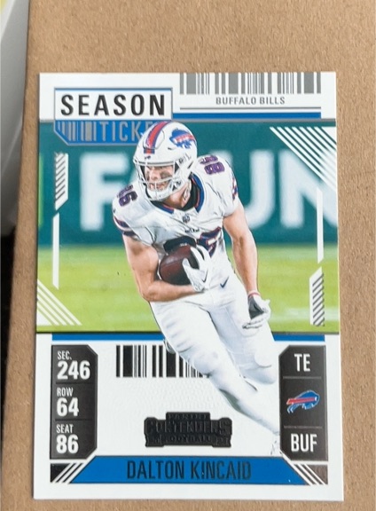 2024 Panini Contenders #12 Dalton Kincaid — front