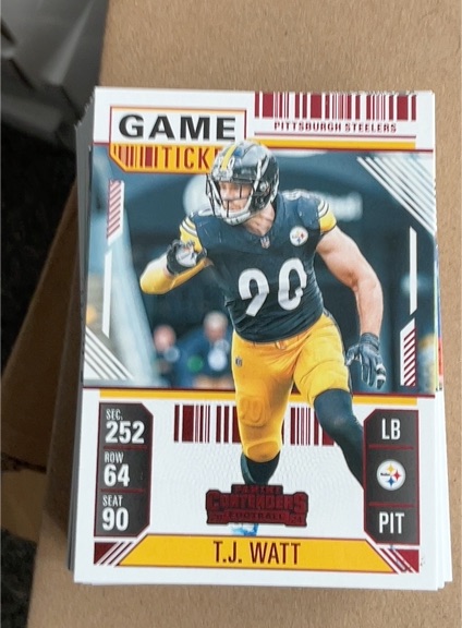 2024 Panini Contenders #83 T.J. Watt — front