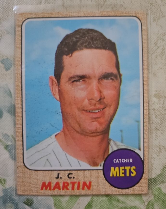 1968 Topps #211 J.C. Martin — front