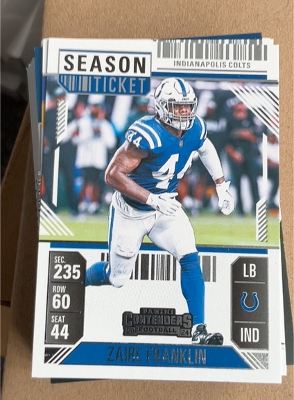 2024 Panini Contenders #44 Zaire Franklin — front