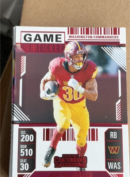 2024 Panini Contenders Season Ticket #30 Antonio Gibson — front