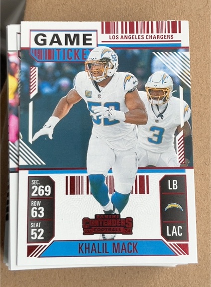 2024 Panini Contenders #57 Khalil Mack — front