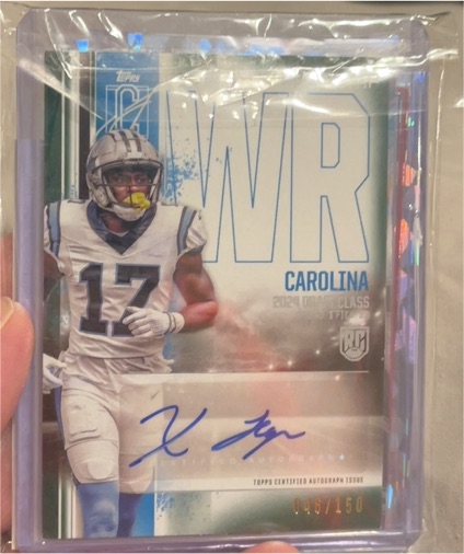 2024 Topps Signature Class #RCA-XL Xavier Legette — front