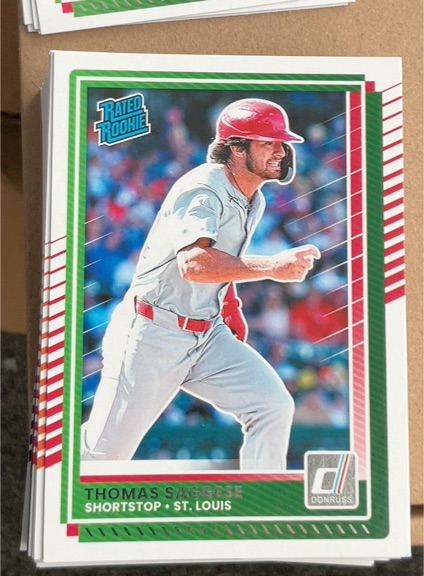 2025 Donruss #30 Thomas Saggese — front