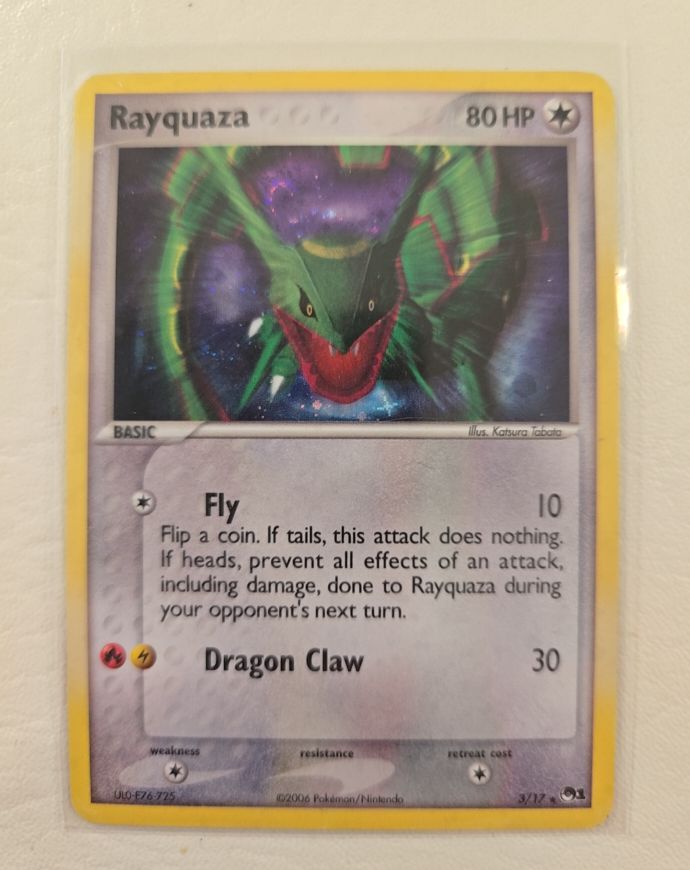 2006 Pokémon POP Series 1 #3 Rayquaza — front