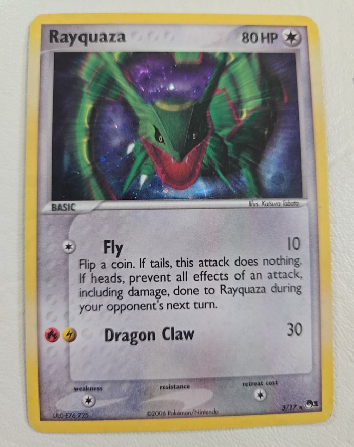 2006 Pokemon POP Series 1 #3 Rayquaza — front