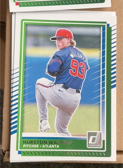 2025 Donruss #58 Hurston Waldrep — front