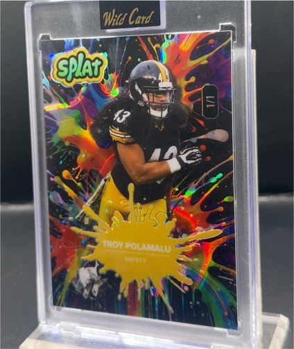 2025 Wild Card Splat Football #Splat Troy Polamalu — front