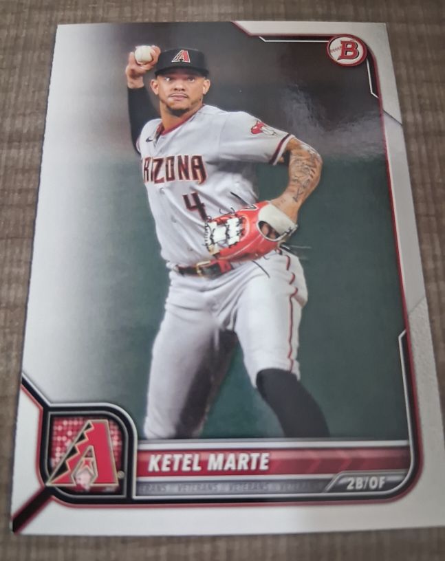 2022 Bowman #48 Ketel Marte — front