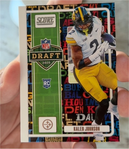 2025 Panini Score NFL Draft #14 Kaleb Johnson — front