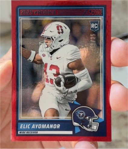 2025 Panini Score #5 Elic Ayomanor — front