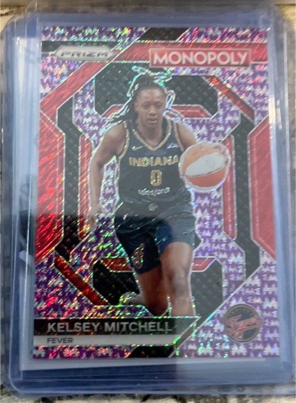 2024 Panini Prizm Monopoly #WNBA28 Kelsey Mitchell — front