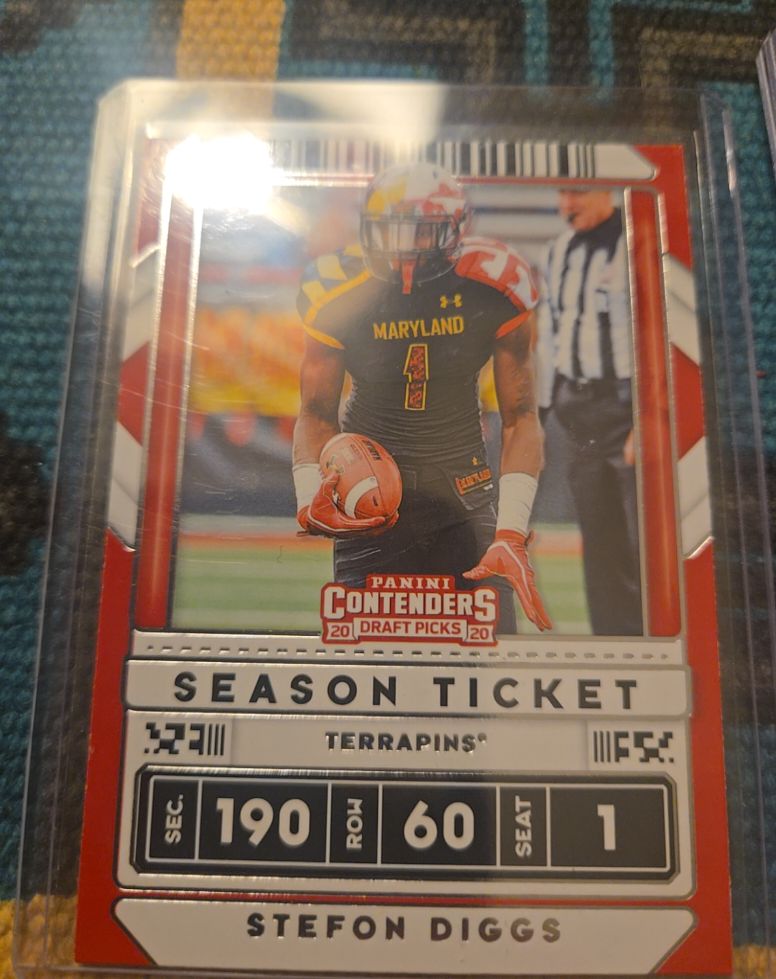 2020 Panini Contenders Draft Picks #92 Stefon Diggs — front