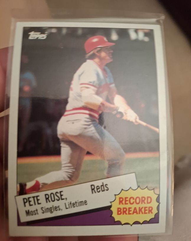 1985 Topps #6 Pete Rose — front