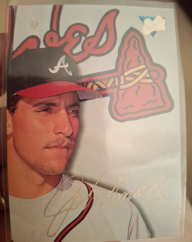 1993 Leaf Studio #61 John Smoltz — front