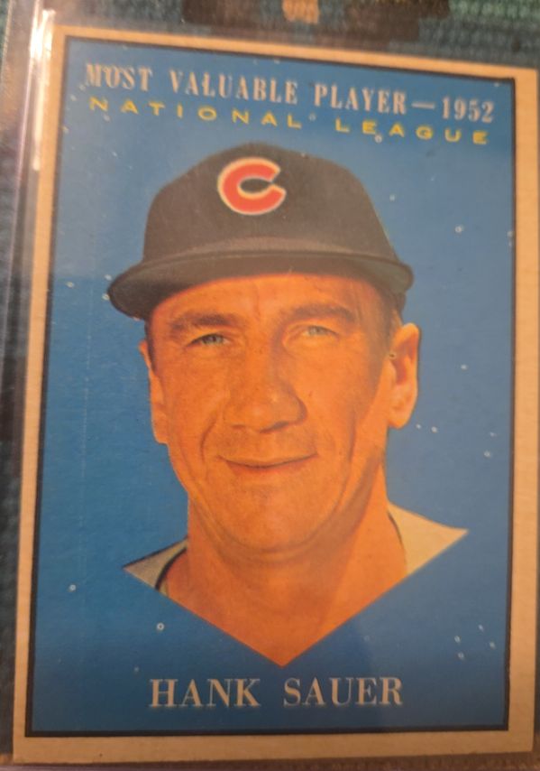 1961 Topps #481 Hank Sauer — front