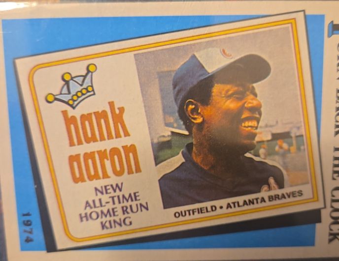 1989 Topps #663 Hank Aaron — front