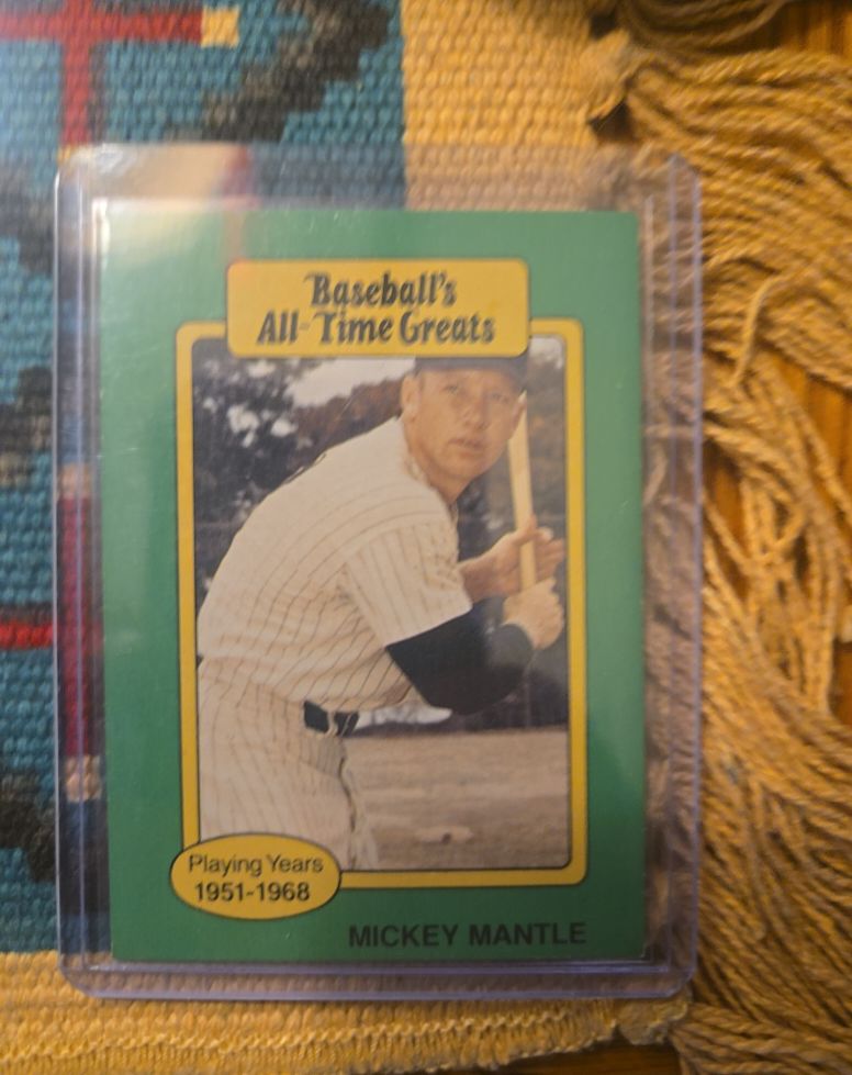 1987 Hygrade Baseball's All-Time Greats #NNO Mickey Mantle — front