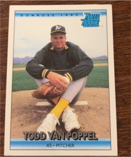 1992 Donruss #9 Todd Van Poppel — front