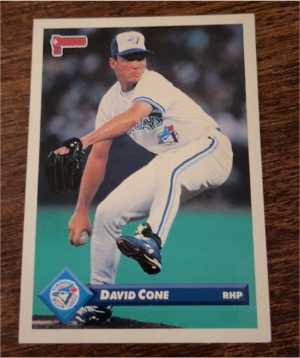 1993 Donruss #712 David Cone — front