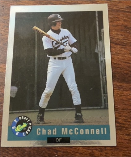 1992 Classic Draft Picks Chad McConnell #OF — front