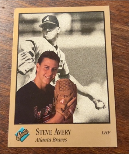 1992 Leaf Studio #1 Steve Avery — front