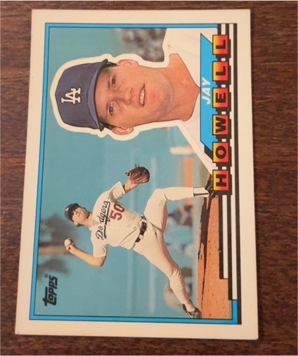 1989 Topps #460 Jay Howell — front