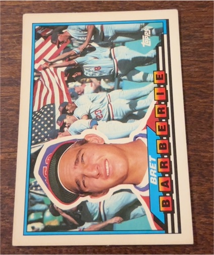 1989 Topps Big #19 Bret Barberie — front