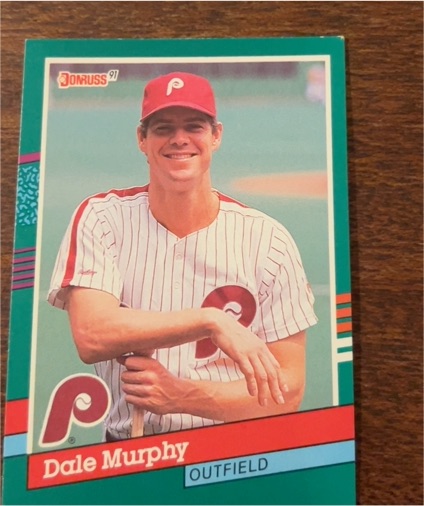 1991 Donruss #484 Dale Murphy Philadelphia Phillies — front