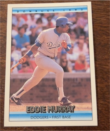 1992 Donruss #392 Eddie Murray — front
